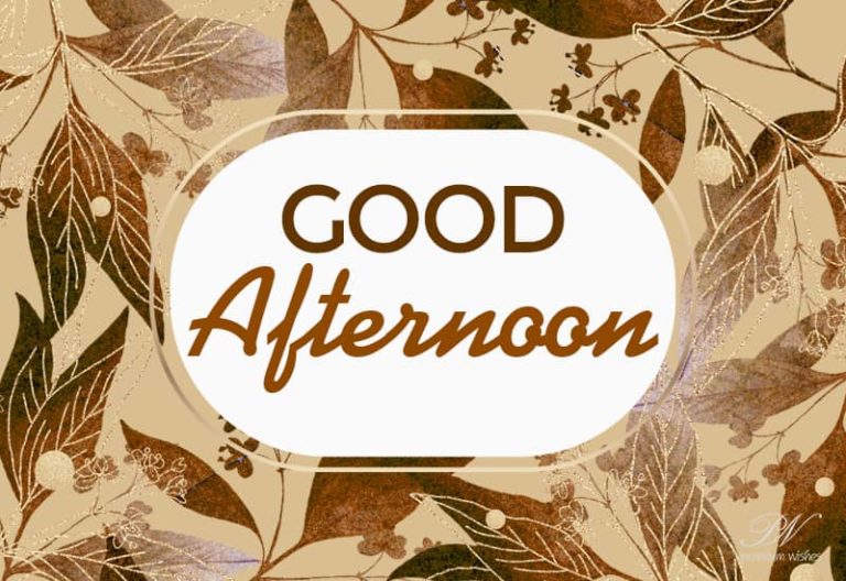 Good Afternoon Wishes