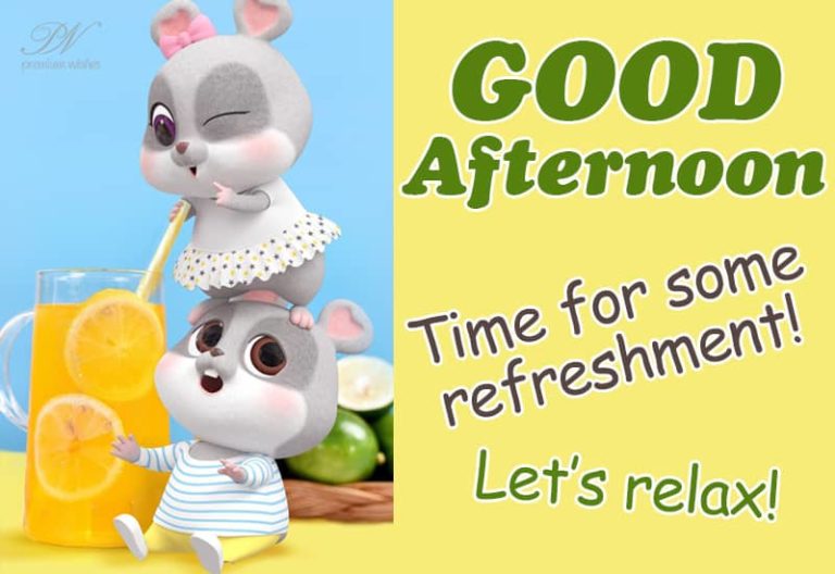 Good Afternoon Wishes