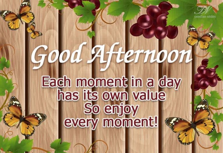 Good Afternoon Wishes