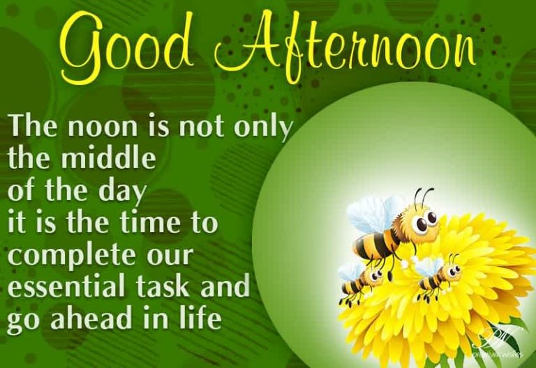 Good Afternoon Wishes