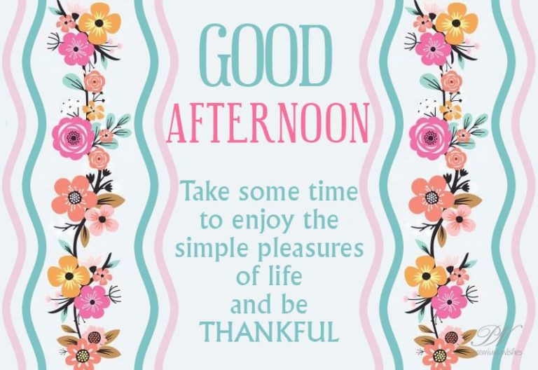 Good Afternoon Wishes