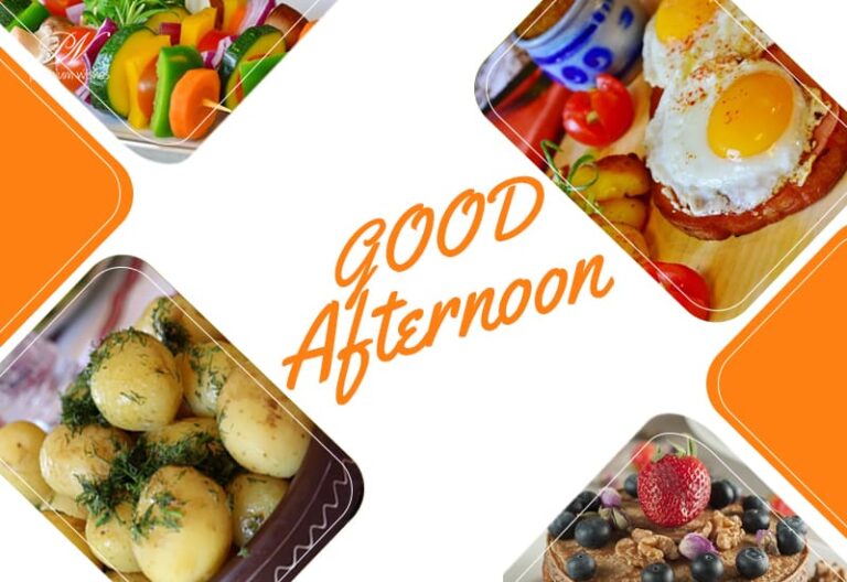Good Afternoon – Enjoy your lunch