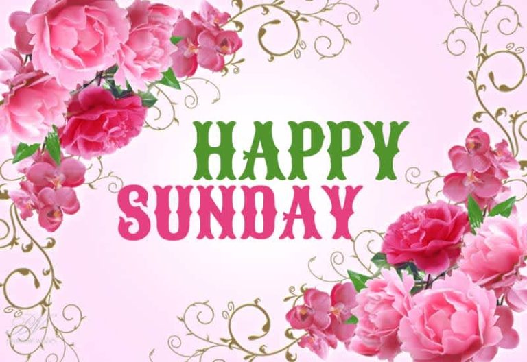 Happy Sunday – Say it with flowers