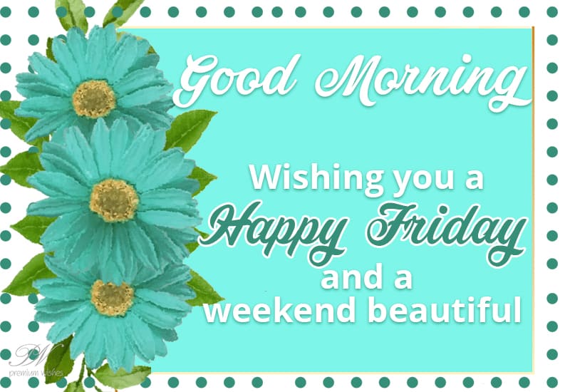 Happy Friday - Wishing You a Wonderful Start to the Weekend!