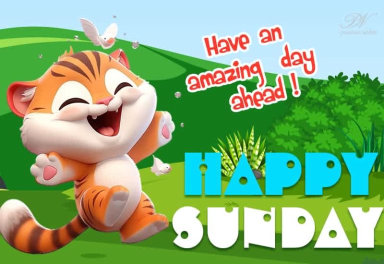 Happy Sunday – Have an amazing day ahead