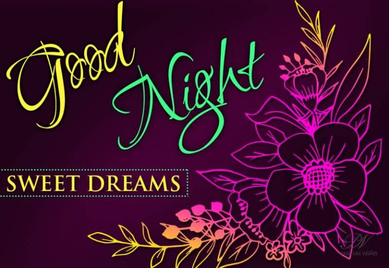 Good Night – Sweet Dreams – Wishing you the best day tomorrow