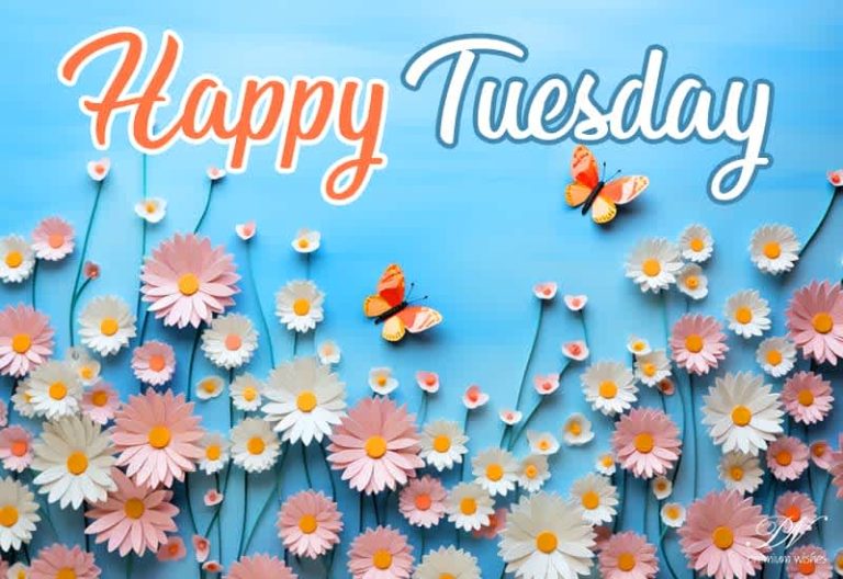 Happy Tuesday – Enjoy the flowers and the blue sky