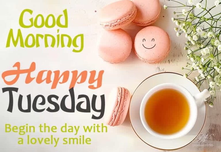 Good Morning Friends – Happy Tuesday – Begin the day with a lovely smile