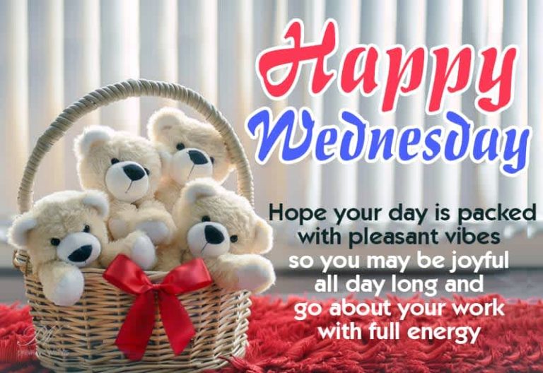 Happy Wednesday – Hope your day is packed with pleasant vibes