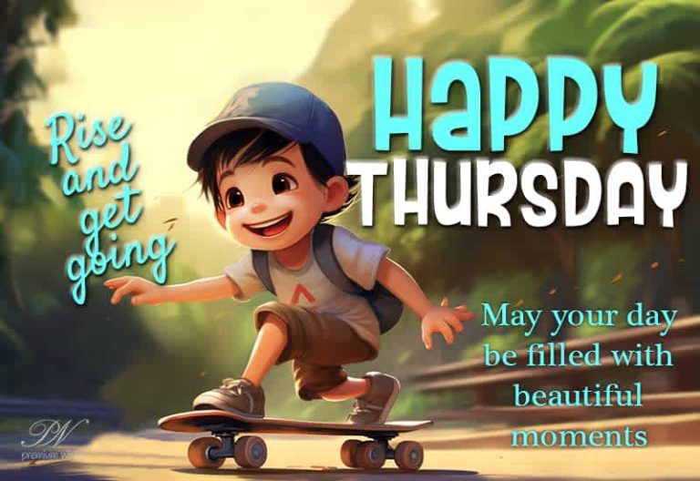 Rise and get going – Happy Thursday