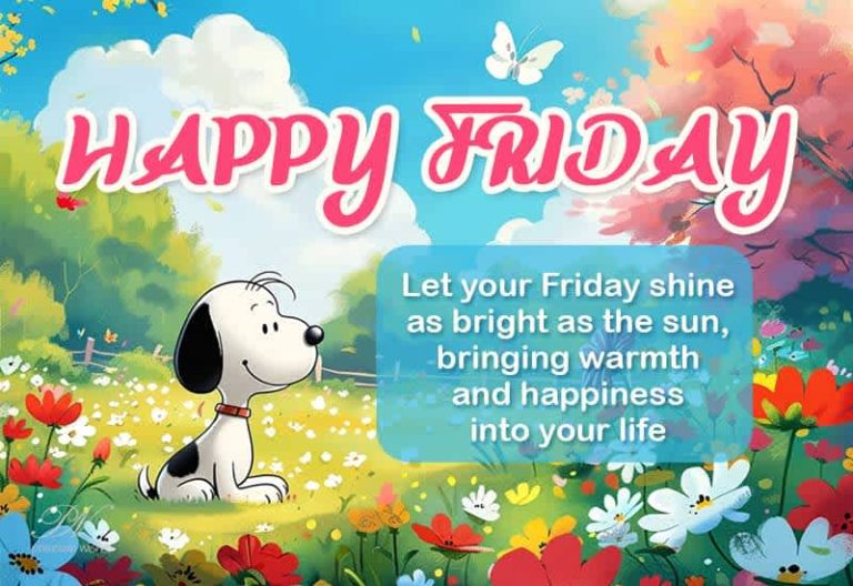 Happy Friday – Let your Friday shine as bright as the sun
