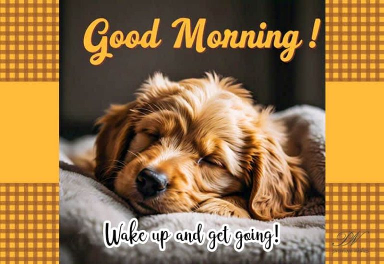 Good Morning – Wake Up and Get Going Friends