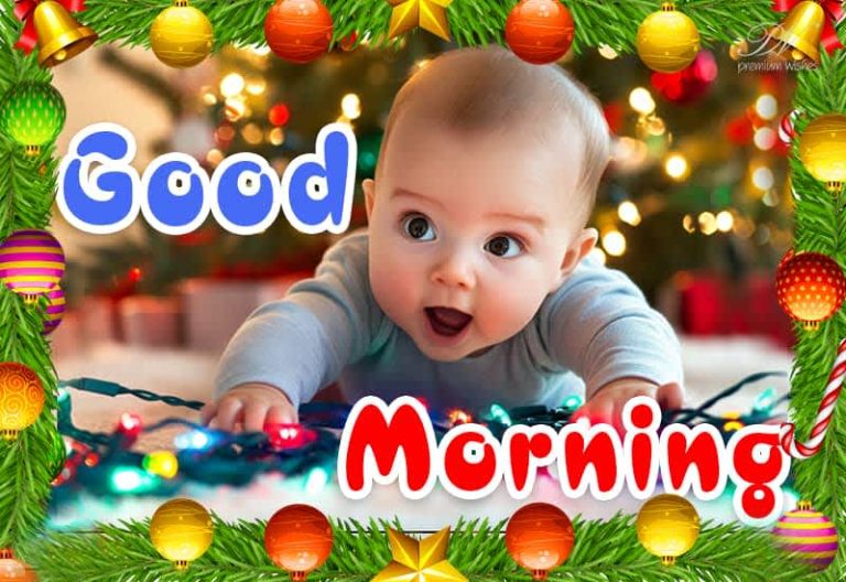 Good Morning – Enjoy the festive season to the fullest