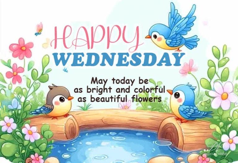 Happy Wednesday – May today be as bright and colorful as beautiful flowers