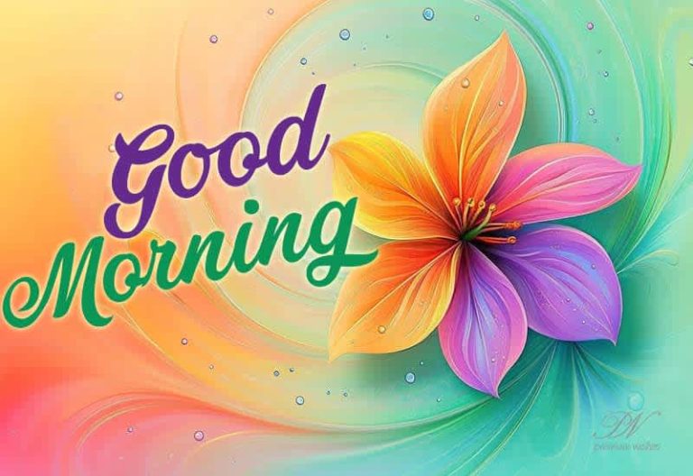 Good Morning – Enjoy a peaceful and serene morning