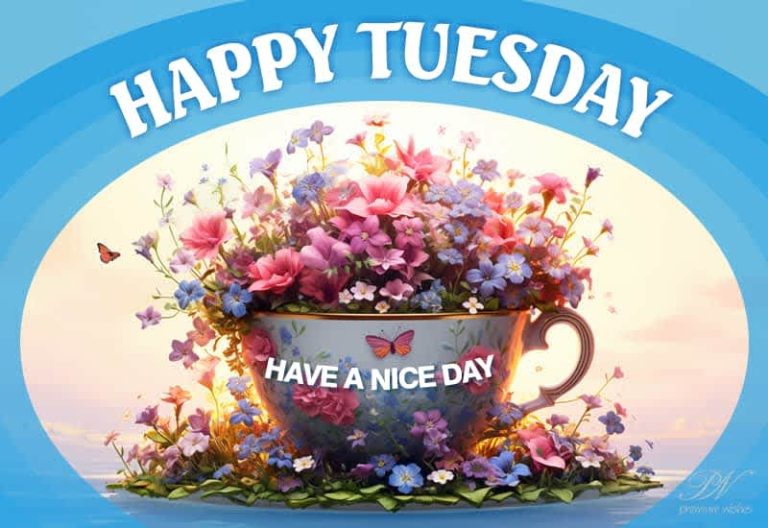 Happy Tuesday – Have a nice day – Wishing you the best