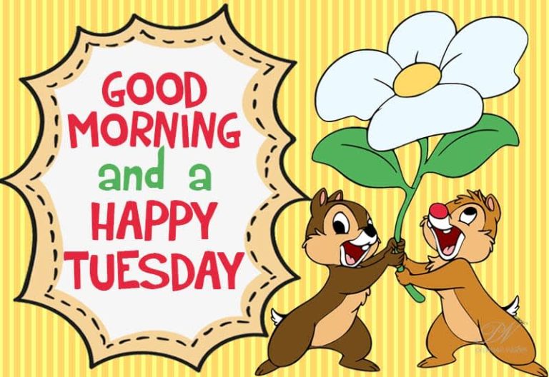 Good Morning and a very Happy Tuesday