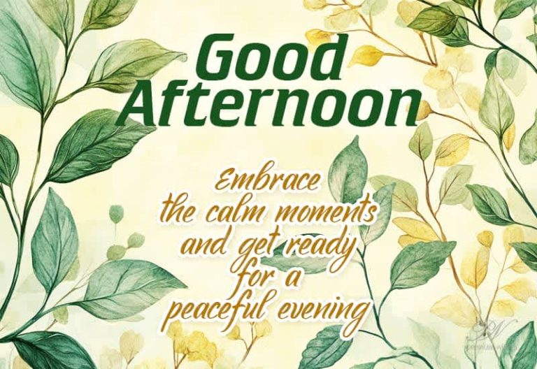 Good Afternoon Wishes