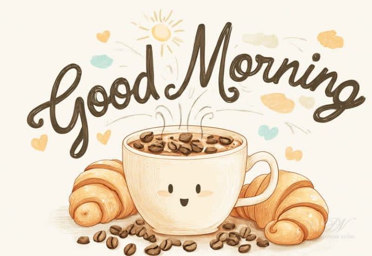 Good morning! May your coffee be strong and your breakfast be warm — today is already looking delicious