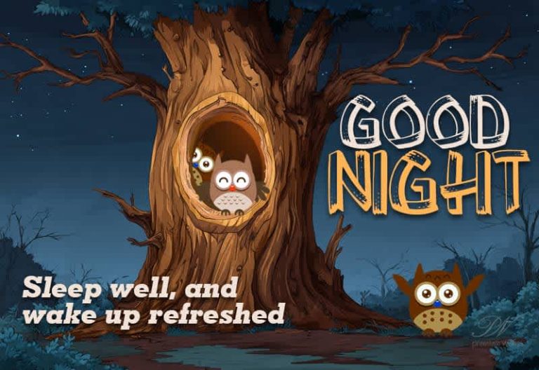 Good Night – Sleep Well and wake up refreshed