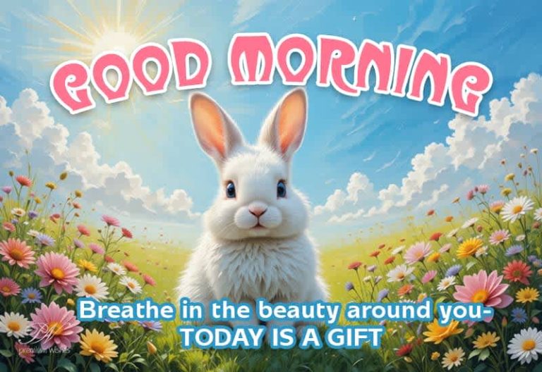 Good Morning – Breathe in the beauty around you – Today is a gift