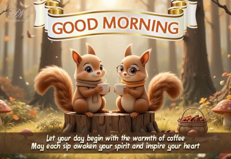 Good Morning – Let your day begin with the warmth of coffee. May each sip awaken your spirit and inspire your heart