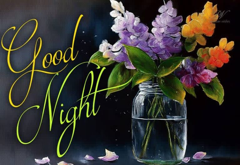 Wishing you a night filled with the beauty of flowers and the tranquility of a peaceful sleep. Good night!