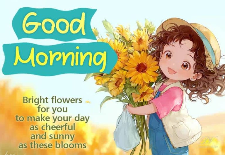 Good Morning – Bright flowers for you, to make your day as cheerful and sunny as these blooms