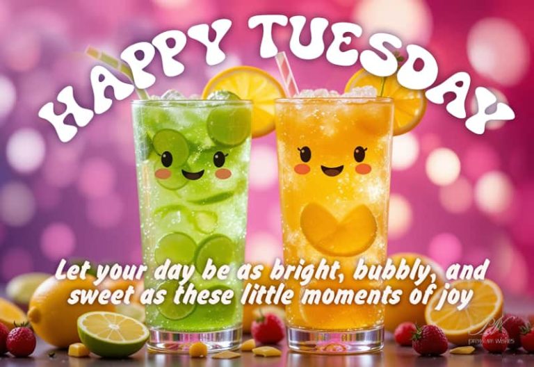 Happy Tuesday – Let your day be as bright, bubbly and sweet as these little moments of joy